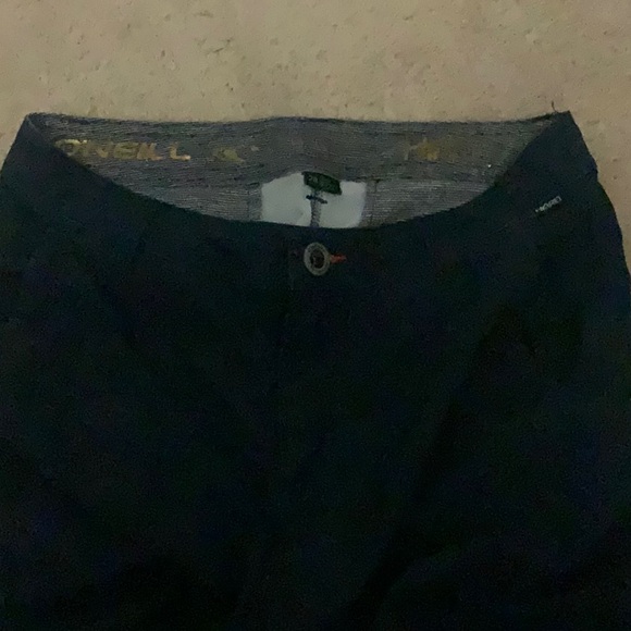 O’ NEILL  Hybrid  Land - Water Board-shorts #32 Side Pockets  Sz 28.EUC Navy - Picture 3 of 8